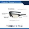 Ge Safety Glasses, Anti-Fog & Anti-Scratch, Mirror, I/O Lens, Black/Blue Frame GE109MAF - alternate 2